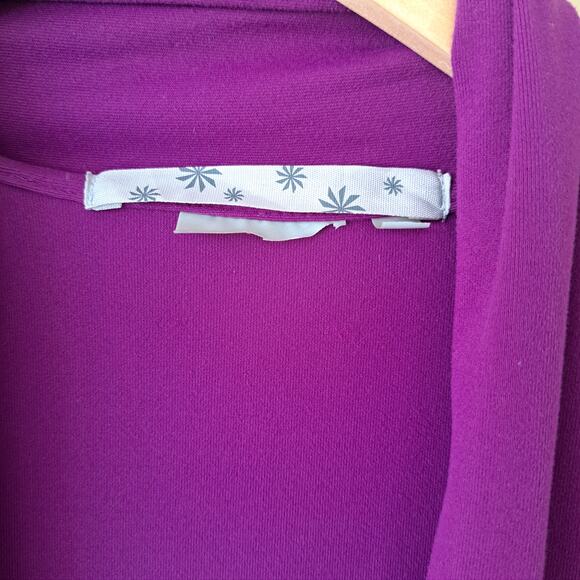 Athleta Agara Wrap Cardigan Jacket Purple Causal Athleisure - Picture 5 of 9